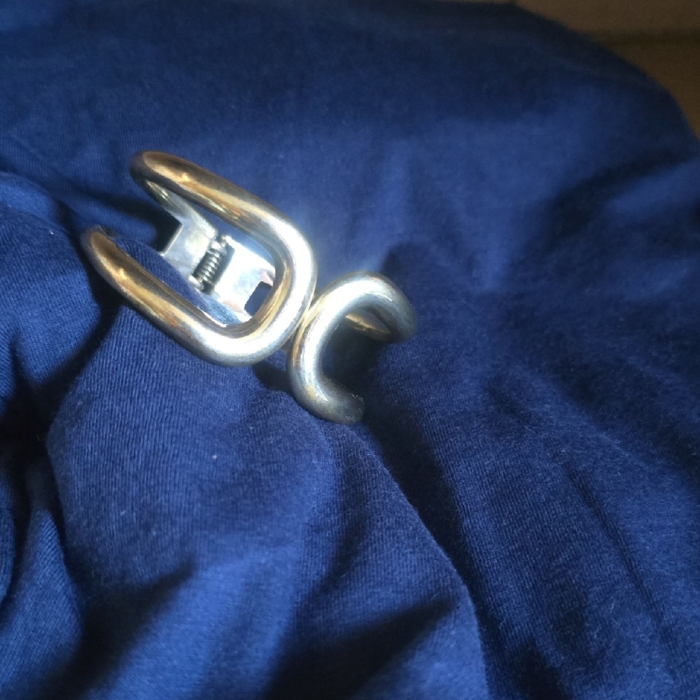 Gold Tone Hinged Bracelet